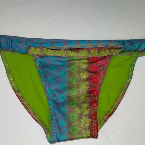 KORAL Swim Bikini Bottoms Striped Geometric S - Picture 4 of 8